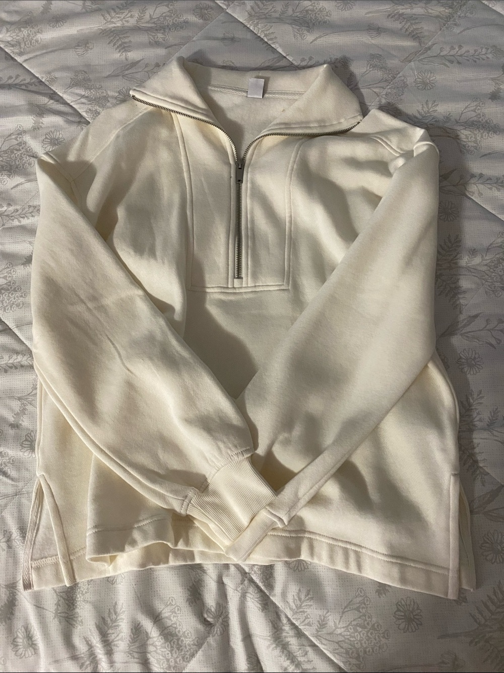 Old navy cream quarter zip